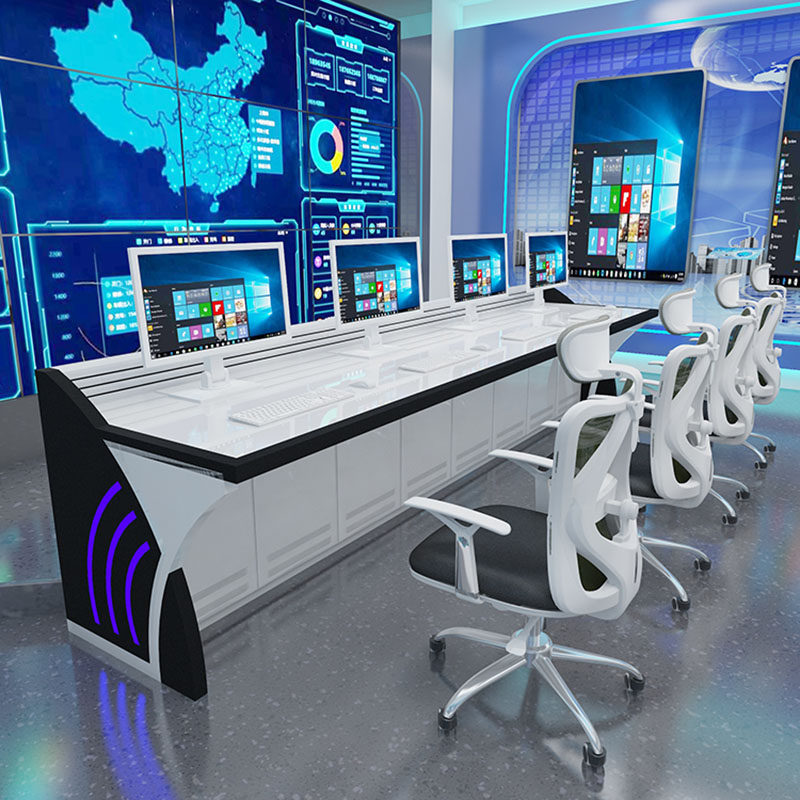 New luxury technology sense center console console console lamp belt monitoring station Dispatching station Control table Dispatching table