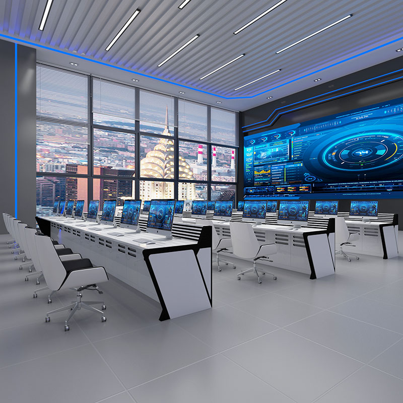 Monitoring station command station command center console dispatching station custom multimedia security console center console table