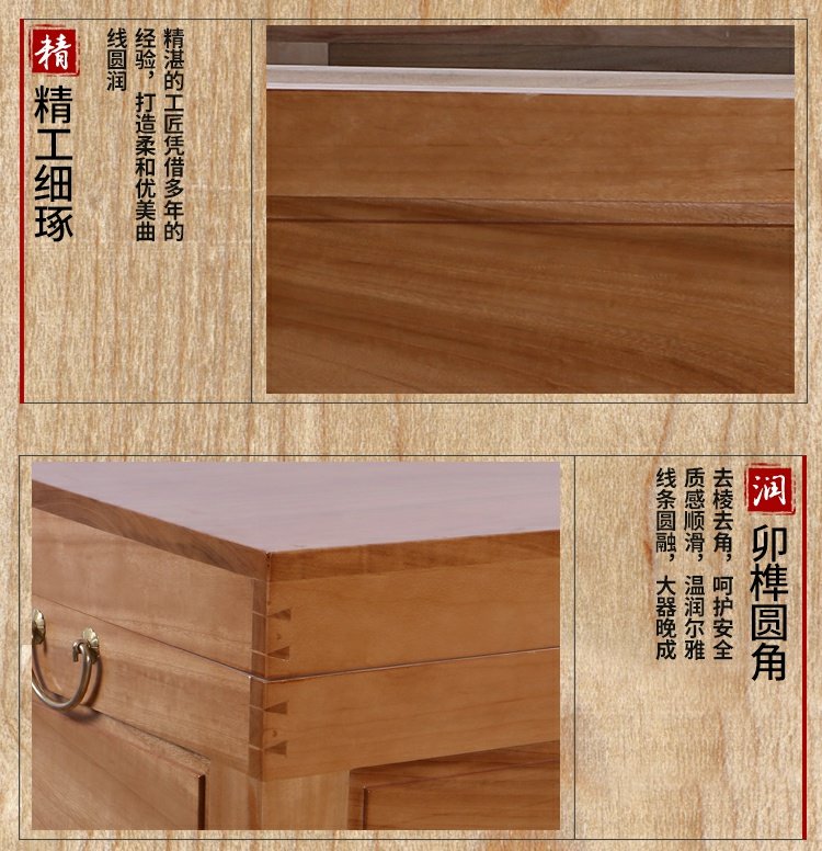 Gỗ long não hộp thư pháp và vẽ hình chữ nhật với khóa đầy đủ gỗ sồi cổ điển hộp gỗ gụ hộp cưới màu đỏ hộp đám cưới - Cái hộp hộp gỗ đựng trang sức