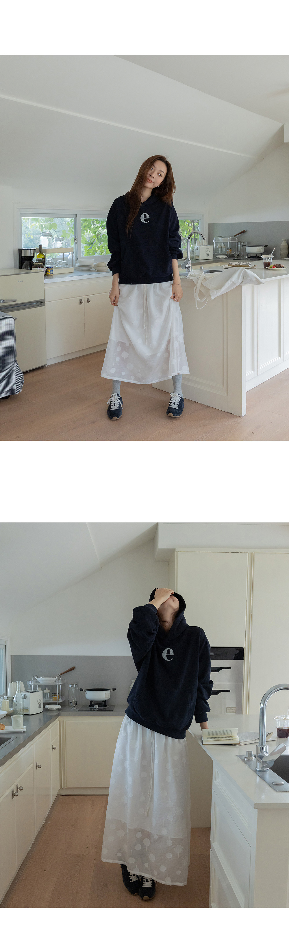 VNOOK женская длинная А-силуэтная юбка с объемным жаккардом на резинке 2026 весенняя новинка свободного покроя повседневная