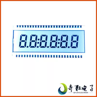6-bit 8-field code LCD screen static drive semi-transparent segment LCD screen 50PIN LCD glow tube EDS809