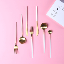 Net Red Nordic Western Dining Cutlery Steak Knife Fork Dish Suit Home Knife Fork Two Sets Knife Fork Spoon Three Sets