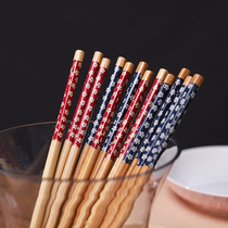 Day Style Cutlery Home Chopsticks Bamboo Chopsticks HOTEL FAMILY CLOTHING PLUM-MADE CHOPSTICKS BAMBOO CHOPSTICKS HOME DRESS ECO-FRIENDLY WOOD