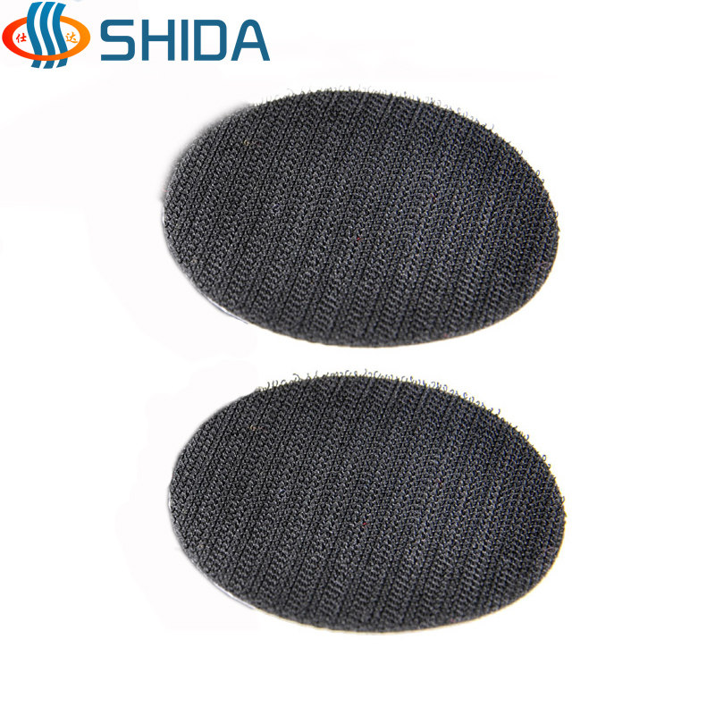 Shida 3m rubber round square magic sticker primary and secondary 1-9 8cm slice machining flush type self-adhesive nylon lap adhesive cingulum