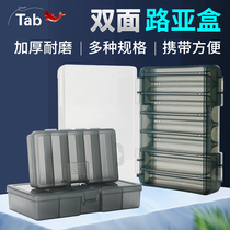 Tab Fishing Accessories Box Bifacial Small Road Subbox Luja Bait Case Containing Case Bilayer Tool Fishing Gear False Bait Portable