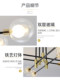 Nordic Bedroom Ceiling Chandelier, Simple Modern Light Luxury, Trendy Glass Main and Secondary Bedroom Lamp, 2026 New Model Room Light