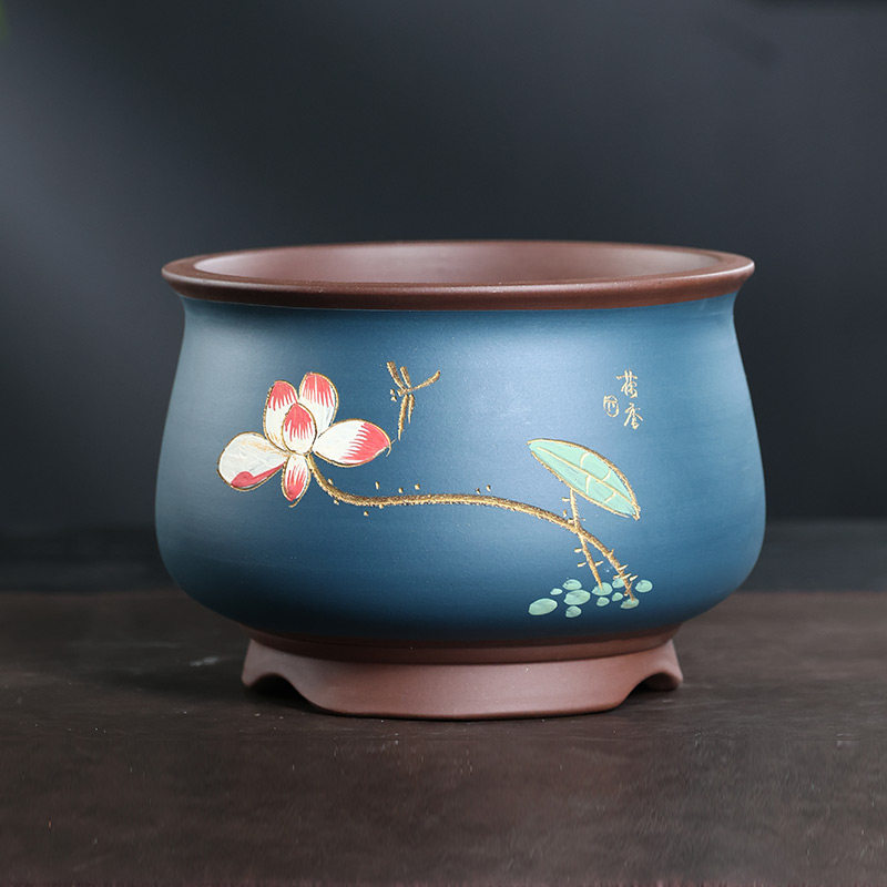 荣惠紫砂花盆
