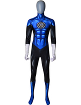 Customized Blue Light Man cosplay One-piece Tight Blue Lantern Comic Show Stage Print Performance Costume