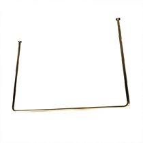 Clothing store hanging stainless steel yellow titanium gold color hanger upper wall hanging boom display rack ceiling hanging hanger