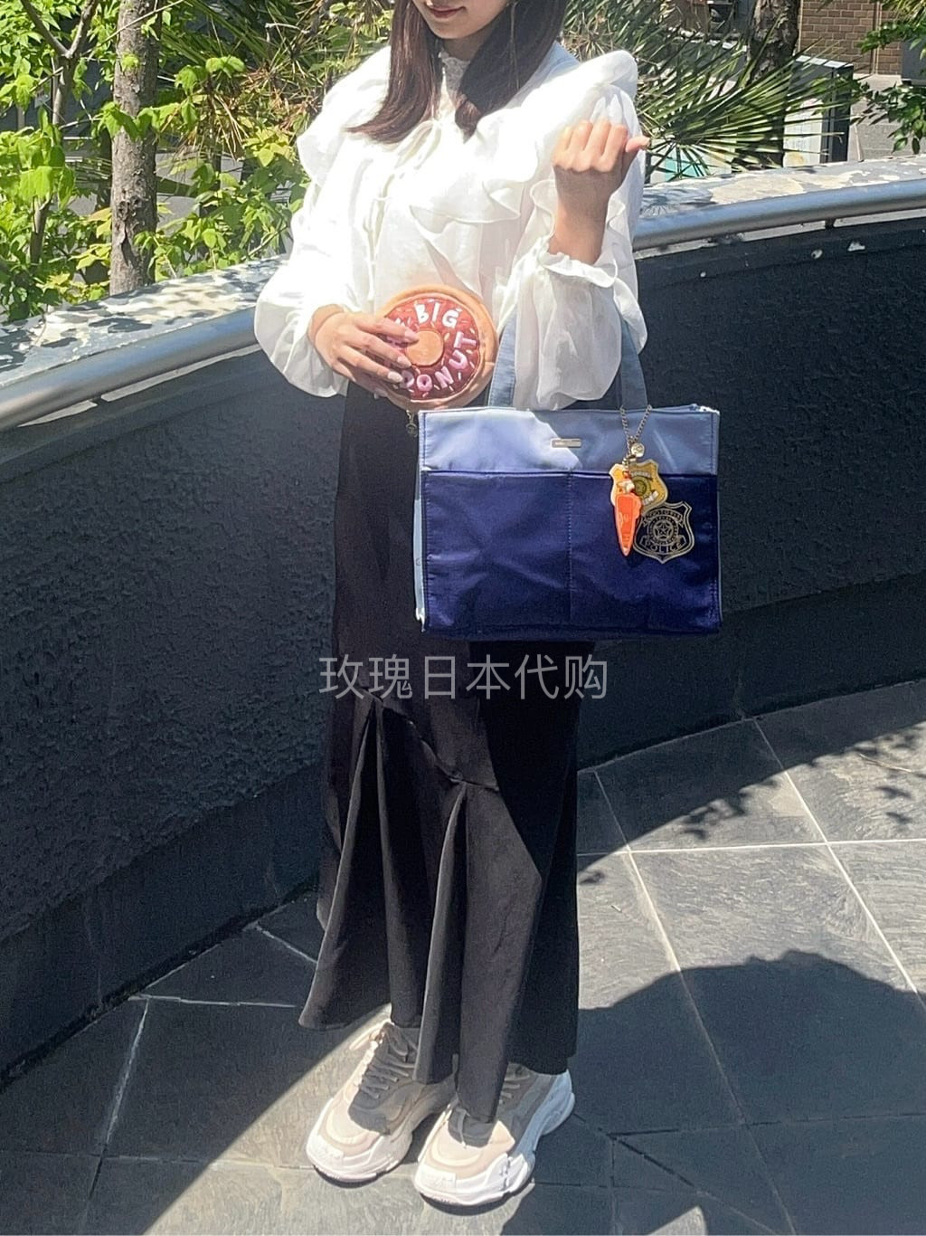 Сумка 玫瑰日代现货maison de fleur疯狂动物城兔子警官朱迪缎面托特包