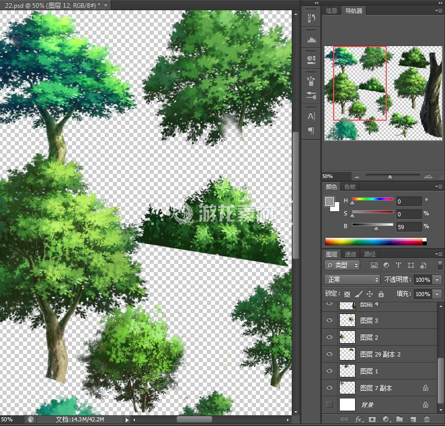 日式動漫場景合集psd分層遊戲動畫漫畫背景地表組件設計素材