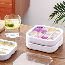 Home ice cubes Making moulds Ice storage Icebreakers Fridge accessories Frozen Boxes Pressed Food Grade Silicone Gel Small Ice