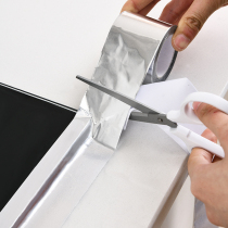 High Temperature Resistant Aluminum Foil Beauty Stitch Sticker Gas Oven Bench Seal Border Mouldy Kitchen Pool Sink Terrace Basin Waterproof Adhesive Tape