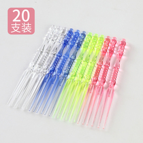 Disposable Fruit Fork Suit Sweet Fruit Sign Fruit Inserts Home Children Baby Creative Plastic Cake Small Fork