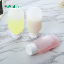 Travel hose sub-bottle Female travel portable extrusion large capacity facial cleanser Shampoo Shower gel empty bottle