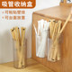 Straw storage box hanging refrigerator wall-mounted chopstick tube bucket storage rack for commercial straw containers