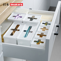 Cross desktop containing cartridge cover kitchen disposable gloves storage box plastic suction paper box drawer inner finishing box