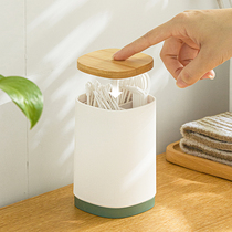 Press-type toothpick cylinder automatically pops up fashion light lavish toothpick tank containing box Home Personality Creative Toothpick Bucket