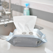 Japan SP Kitchen Disposable Non-woven Fabric Rag Water Suction Dishcloth Extractable Domestic Cleaning Towels Dry And Wet