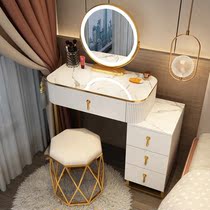 Light extravagant rock plate dresser headboard accommodating cabinet integrated female bedroom modern minimalist make-up table small family type multifunction