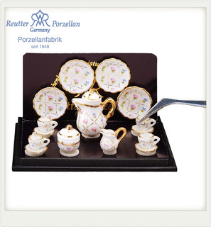 Baby house miniature mini 1 12/12 points ceramic checkered flower tea set coffee set holiday gift ob11 accessories