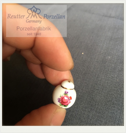 DOLL HOUSE 1 12 miniature ceramic classic round jar rement food and toys imported from Germany