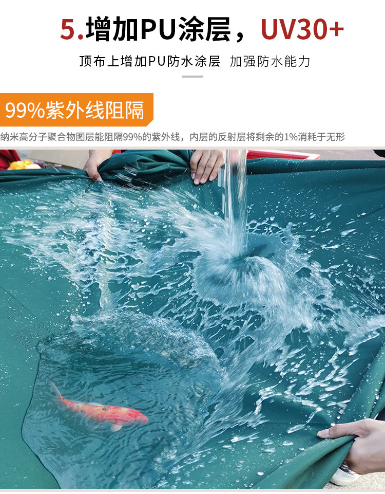 Outdoor advertising tent four-legged canopy open air pavilion activity tent umbrella outdoor garden villa courtyard awning