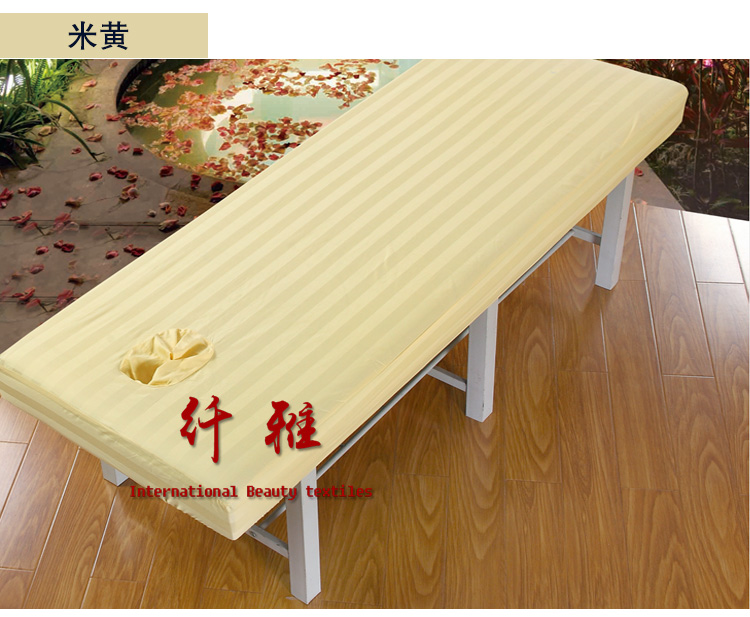 Cotton massage làm đẹp giường trải giường 笠 lỗ trải giường Bông mã hóa dày 40 cung cấp đặc biệt chính hãng Mẫu ga phủ giường
