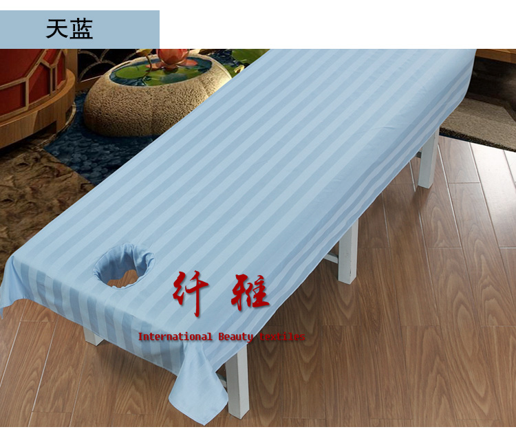tấm bông bông bedspread vẻ đẹp massage chân câu lạc bộ hoàn chỉnh với mở tờ đặc biệt với lỗ - Khăn trải giường tấm trải giường