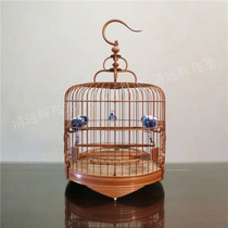 Qingyuan Glow Embroidered Eye Bird Cage Line Fragrant Foot Lock Chain Door Embroidered Shrimp Cage Dwarf wide bird cage Seiko belt Qing