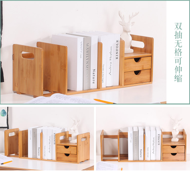 Giá sách bàn đơn giản hiện đại sinh viên hiện đại nhỏ kệ sách kệ bàn để bàn lưu trữ mini kệ - Kệ kệ sách thông minh