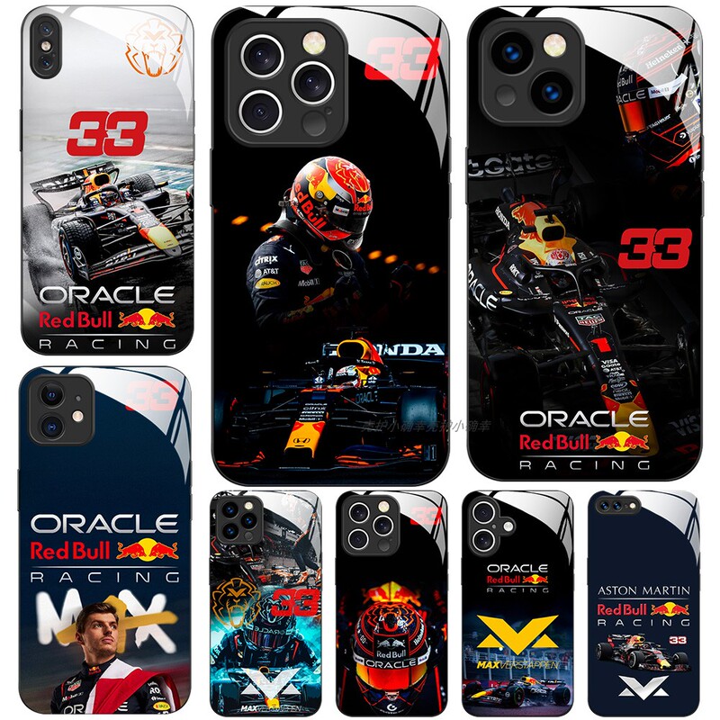 Glass Phone Case Suitable for Apple iPhone 17 16Pro13Max11Pro12Xs14Xr15X F1 Verstappen Max Verstappen