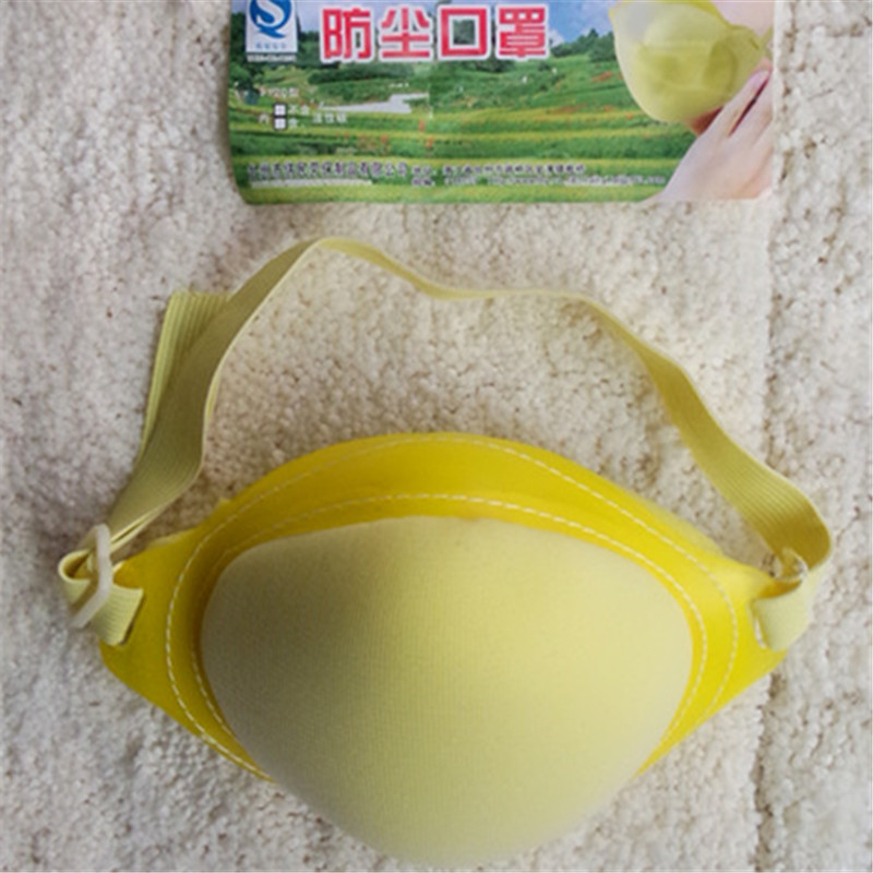 With Le Card Dust Mask Sponge Washable breathable polished sand anti-dust anti-industrial dust sponge mask guard