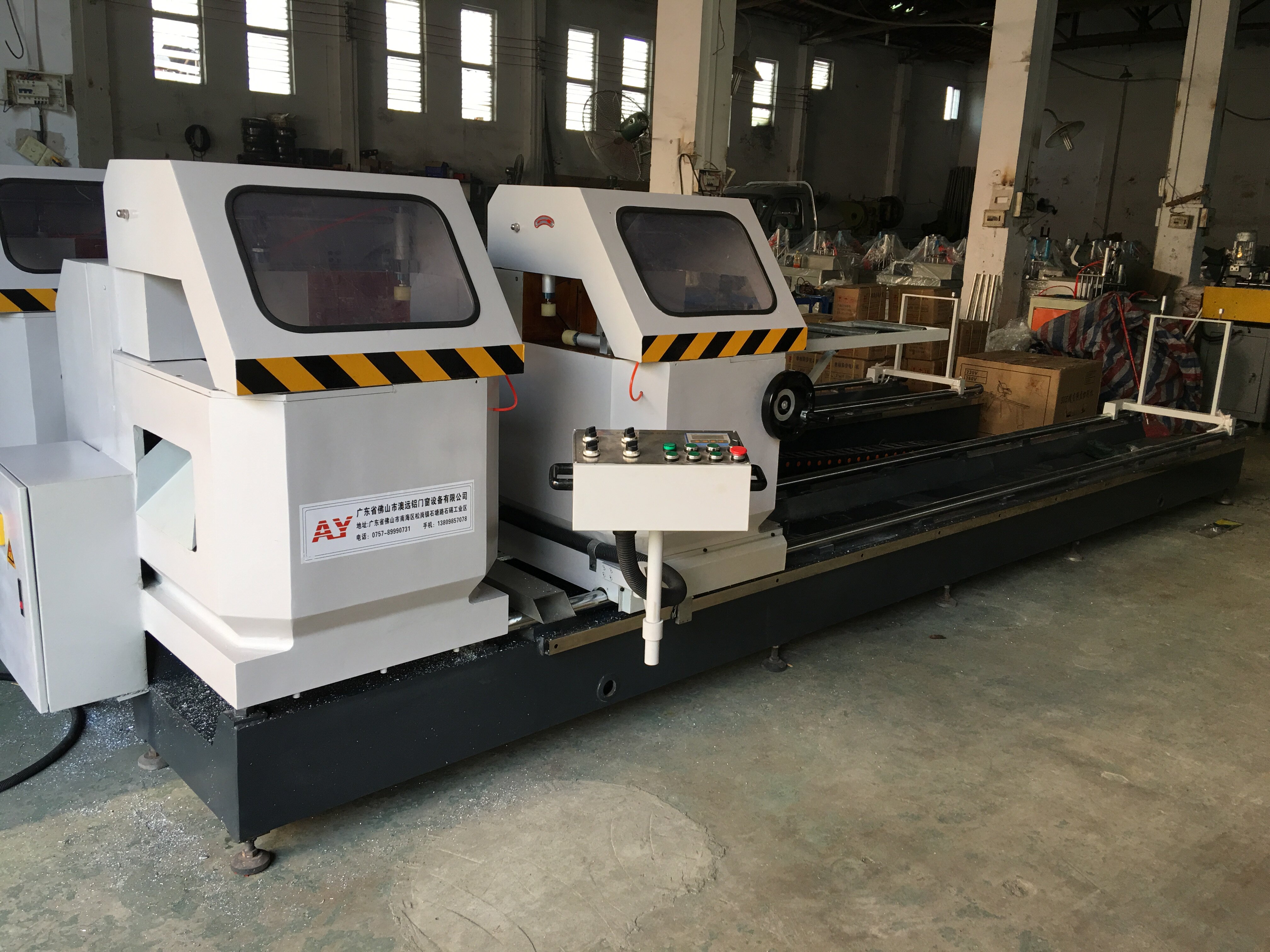 King efficient double-head saw professional type for cutting and processing of heavy double head cutting saw aluminum alloy profiles