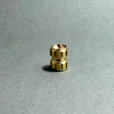 Fishing knife pendant Umbrella rope pendant Flashlight pendant Key pendant Ten-sided EDC accessories Pure copper titanium CNC processing