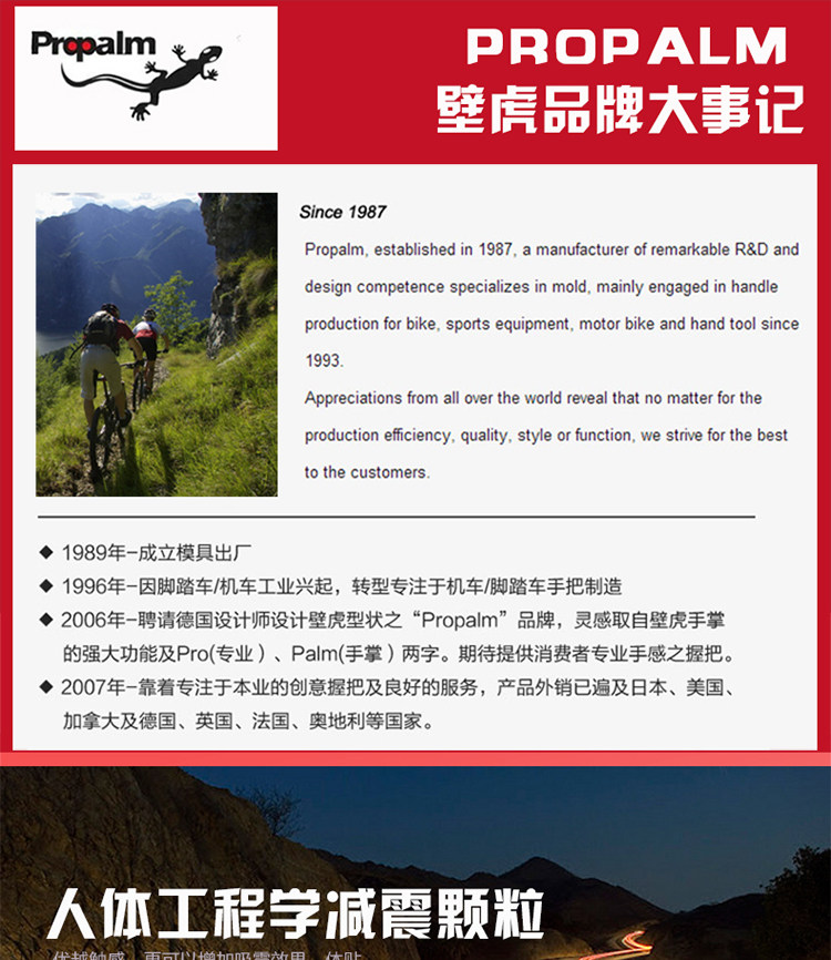 Poignées de vélo PROPALM - Ref 2354623 Image 11