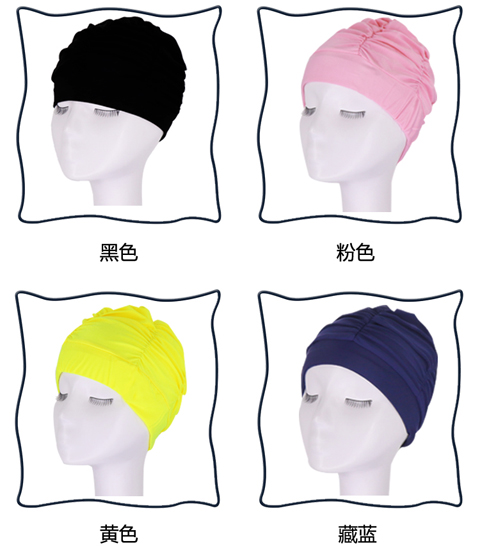Mũ bơi, nam và nữ, tóc dài, thời trang Hàn Quốc, dễ thương, XL, lỏng lẻo, thoải mái, vải in, mũ bơi, không đầu mu boi