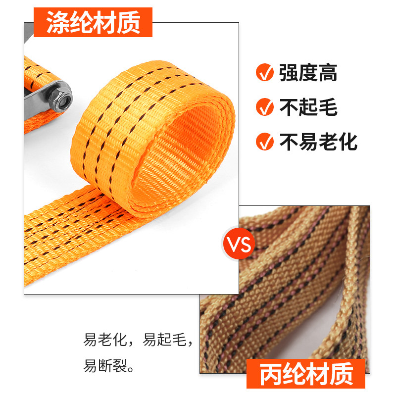 带棘轮紧货固定收带装绳万能栓货货物捆绑拉器车紧绳绷货紧器紧扎：如何轻松搞定你的货物固定难题？-丙烯绳-淘宝百科网