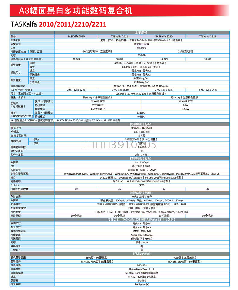 [Tế Nam] Máy in hỗn hợp máy in laser 2010A3 Máy in laser đen trắng A3A4 quét một bản sao