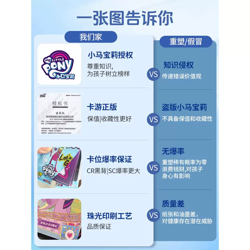 卡游 Little Pony Card Huiyue Bag Sixth Bullet Full Box SC Card Gray Le 5 Dance Genuine Card Book Fun Movie Pack 3