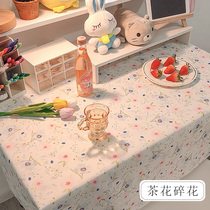 Small Broken Flower Desk Cloth Cute Days Nins Teenage Girl Bedroom Dresser Bed Head Cabinet Geb Mat General Field Garden Wind