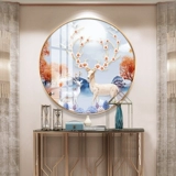 Циркулярный сшитый стежок оленей оленей оленей 2020 г.