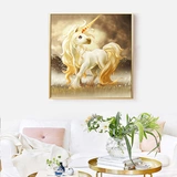 Новая бриллиантовая наклейка Cross -Switch Living Room спальня небольшое благословение Unicorn 2019 Cartoon Animals Full Diamond Almidery