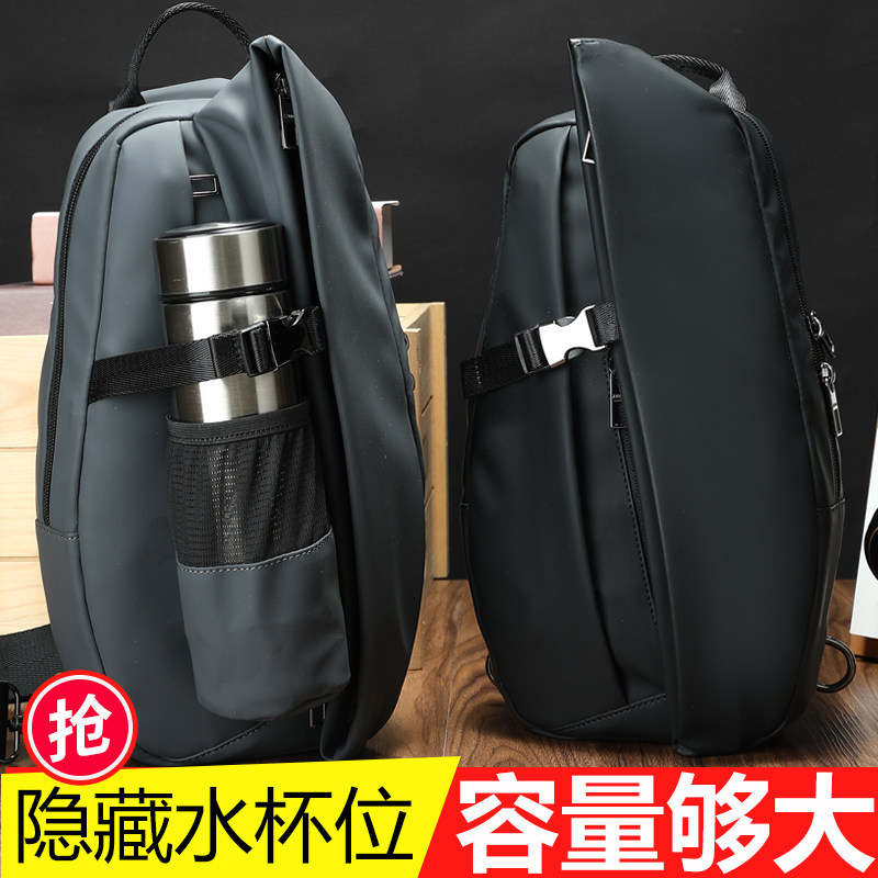 New Chest Bag Men Sports large capacity Shoulder Bag Business Multifunction Single Shoulder Slanted Satchel WAVE CARD MEN'S BAG