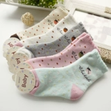 Детские утепленные удерживающие тепло демисезонные мультяшные хлопковые носки