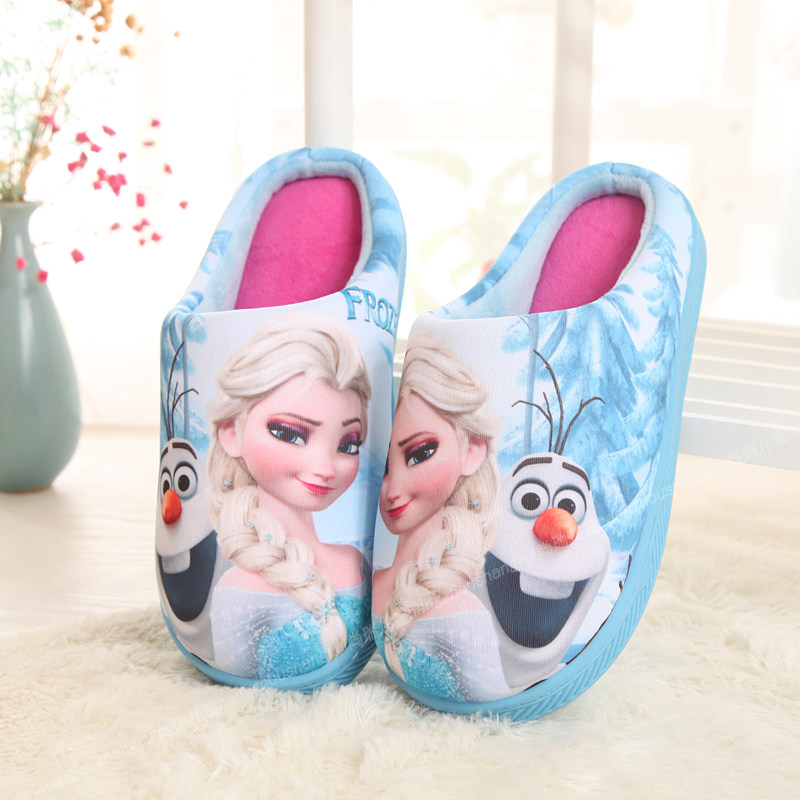 Pantoufles enfants en autre DISNEY pour hiver - semelle caoutchouc - Ref 1034228 Image 17