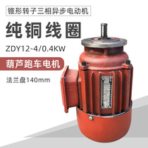 ZDY12-4-0 ZDY12-4-0 4KW tapered rotor three-phase asynchronous motor 3 ton electric hoist sports car running motor