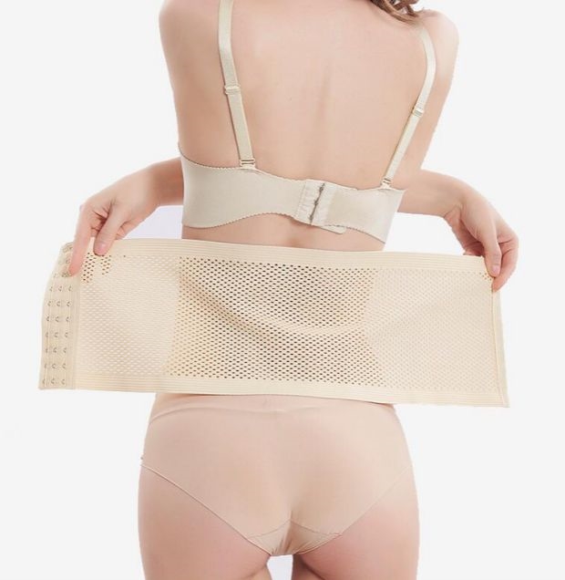 Mùa hè bụng siêu mỏng với quần áo định hình cơ thể giảm béo phần eo thon gọn bụng vô hình lưới thoáng khí cơ thể đồ lót xuất khẩu