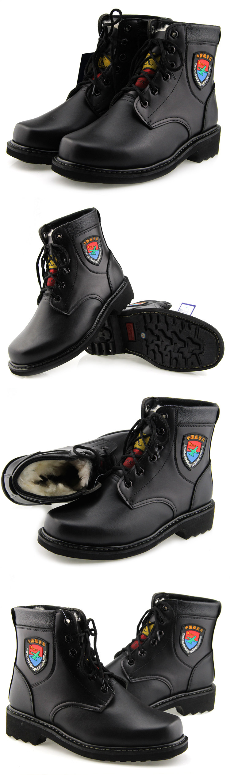 Bottes militaires pour homme - chaud - Ref 1400144 Image 6