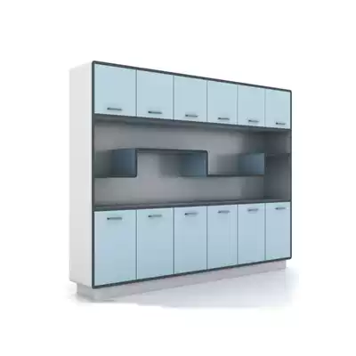 Office wooden file cabinet short cabinet bookcase file file cabinet storage cabinet drawer cabinet background cabinet company hospital